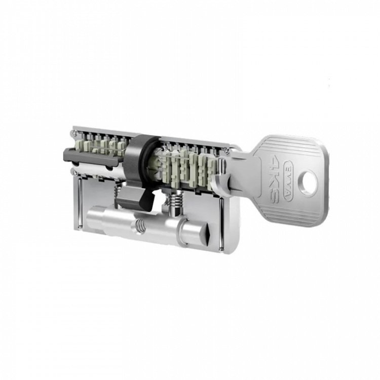 Σετ Κλειδαριά θωρακισμένης πόρτας Cisa Revolution Pro με κύλινδρο Evva 4KS &amp; Defender Disec MRM3551