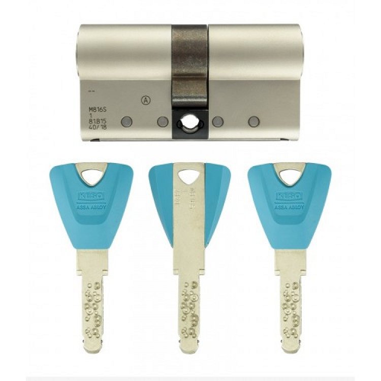 Σετ Κλειδαριά θωρακισμένης πόρτας Cisa Revolution Pro με κύλινδρο Keso 8000 Ω2 &amp; Defender Disec BKD250