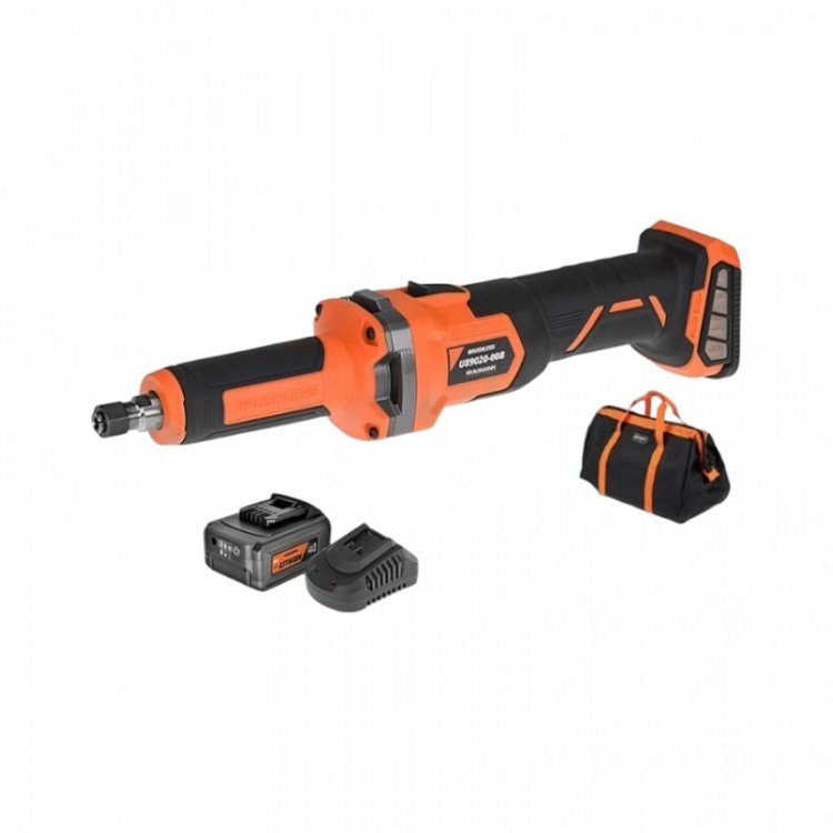 ΣΕΤ Λειαντήρας Ευθύς Επαναφορτιζόμενος 20V BL Krausmann (U89020-14SB)