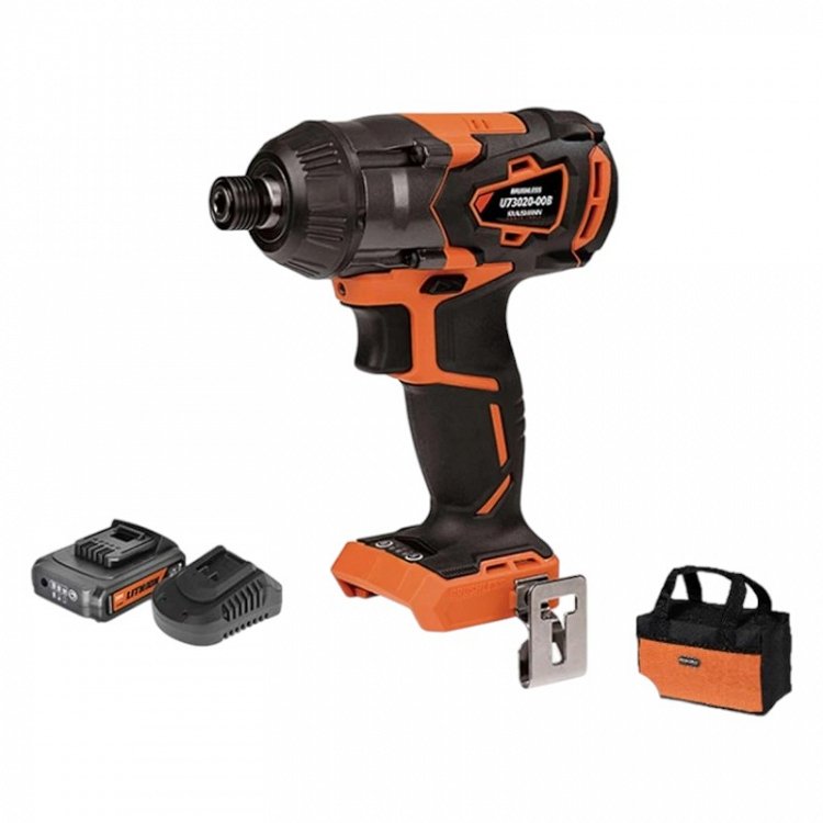 ΣΕΤ Παλμικό Κατσαβίδι Επαναφορτιζόμενο 20V Krausmann (U73020-12SB)