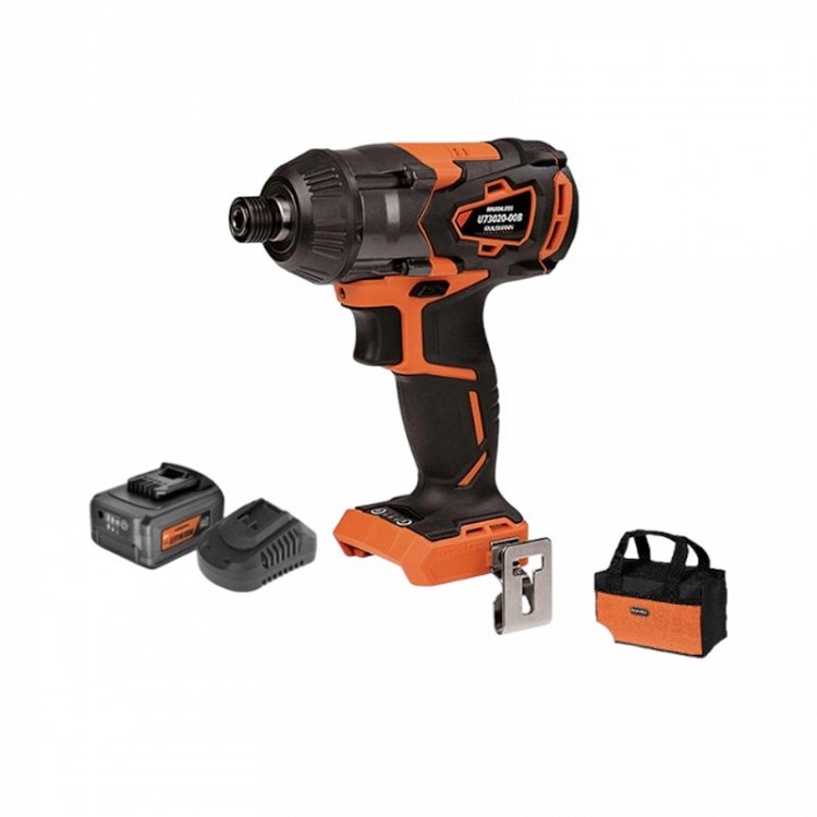 ΣΕΤ Παλμικό Κατσαβίδι Επαναφορτιζόμενο 20V Krausmann (U73020-14SB)