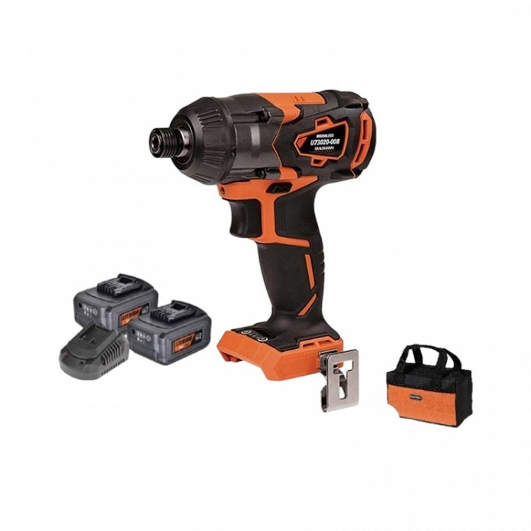 ΣΕΤ Παλμικό Κατσαβίδι Επαναφορτιζόμενο 20V Krausmann (U73020-25SB)