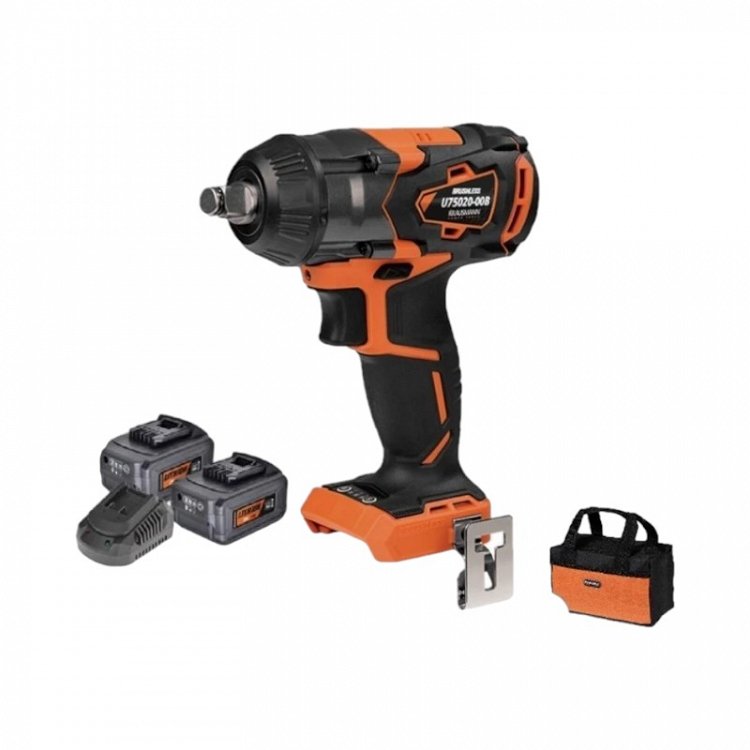 ΣΕΤ Μπουλονόκλειδο Επαναφορτιζόμενο 20V Krausmann (U75020-24SB)