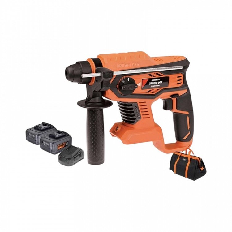 ΣΕΤ Πιστολέτο Περιστροφικό Σκαπτικό SDS-Plus Επαναφορτιζόμενο 20V BL Krausmann (U98020-25B)