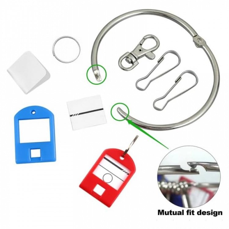 Σετ πολύχρωμα καρτελάκια κλειδιών | 10 τμχ