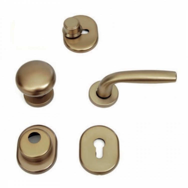 Σετ Πόμολα Θωρακισμένης Πόρτας Best SD11 Argento/Silver