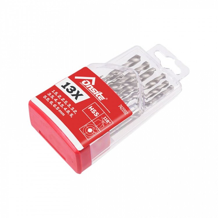 Σετ Τρυπάνια Σιδήρου OnSite 742092 13τμχ