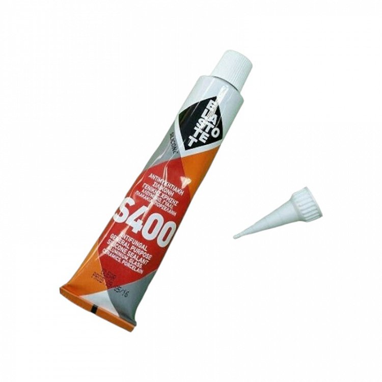 Σιλικόνη Σωληνάριο Λευκή Elastotet S400 80ml