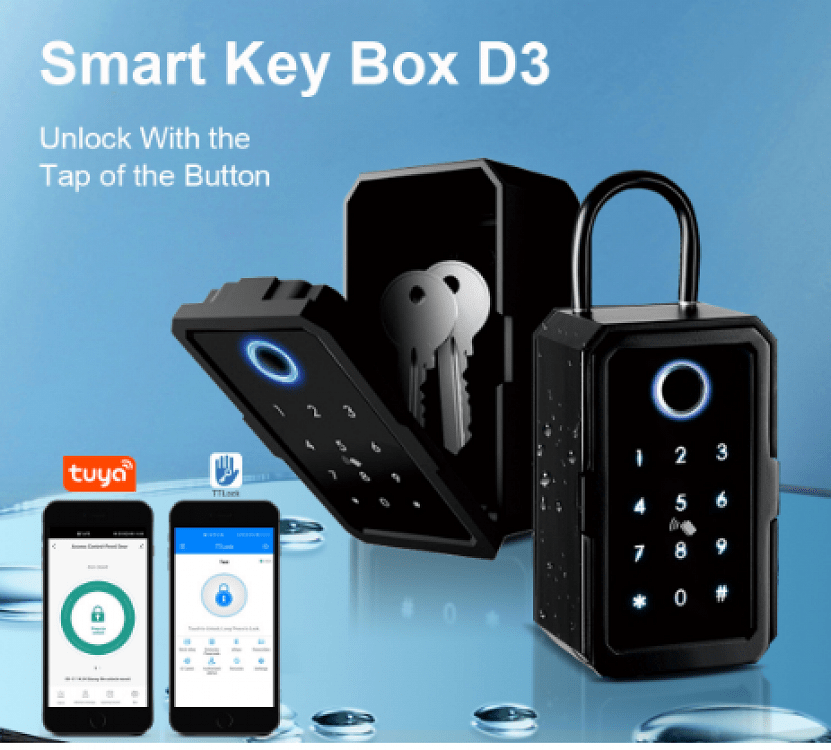 Κλειδοθήκη Smart D3 Bluetooth - Wifi AirBnB