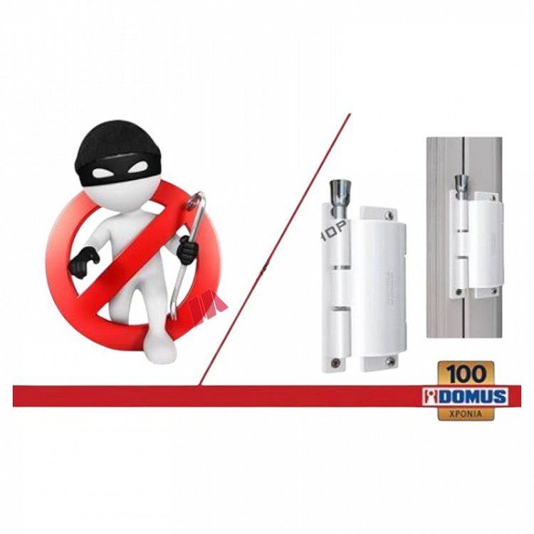 Σύρτης Πρόσθετης Ασφάλειας Domus WK+ 6470Z για Πόρτες και Παράθυρα