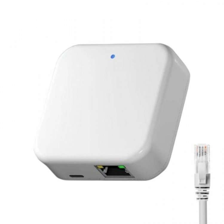 Συσκευή Απομακρυσμένης Διαχείρισης Gateway, Με Πρίζα USB, Εμβέλεια 10m, Λευκό