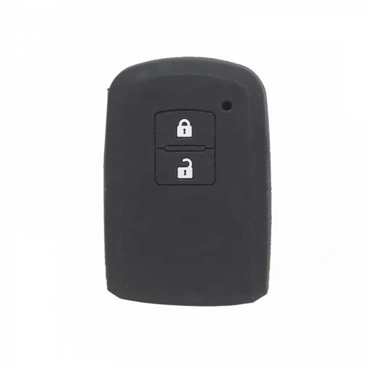 Θήκη κλειδιού από σιλικόνη αυτοκινήτου Toyota Yaris Hybrid | Auris | RAV4 | Camry 55 2012-2018 | Μαύρη