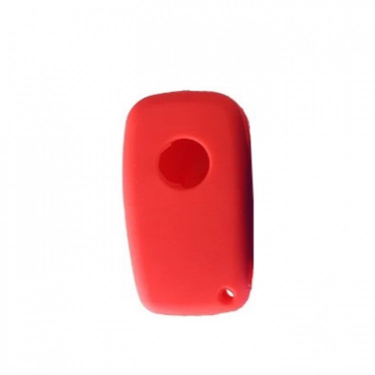 Θήκη Σιλικόνης Fiat με 3 Κουμπιά κόκκινη