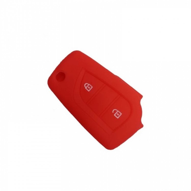 Θήκη Σιλικόνης Κλειδιού Αυτοκινήτου Toyota με 2 κουμπιά