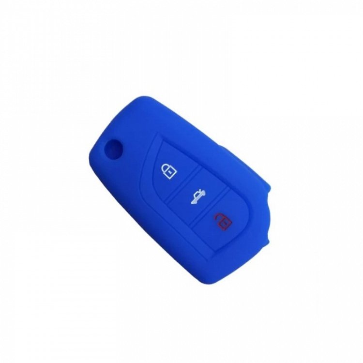 Θήκη Σιλικόνης Κλειδιού Αυτοκινήτου Toyota με 3 κουμπιά