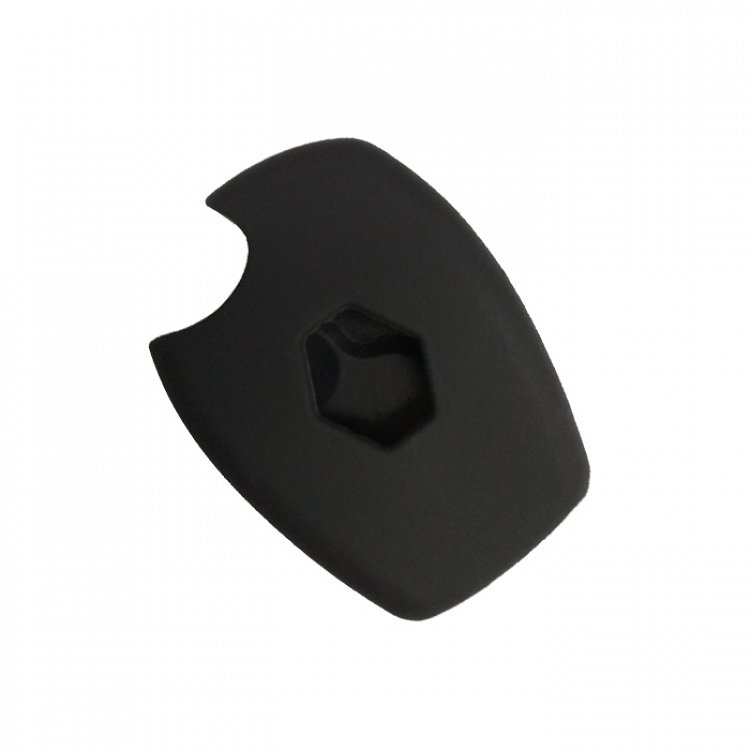 Θήκη Σιλικόνης Renault/Dacia με 2 Κουμπιά μαύρη