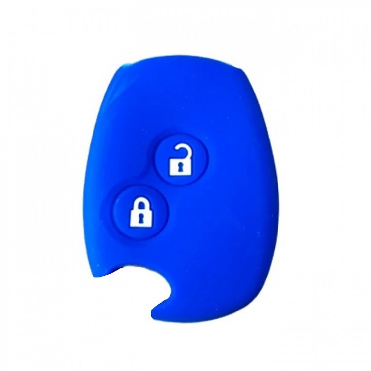 Θήκη Σιλικόνης Renault/Dacia με 2 Κουμπιά μπλε