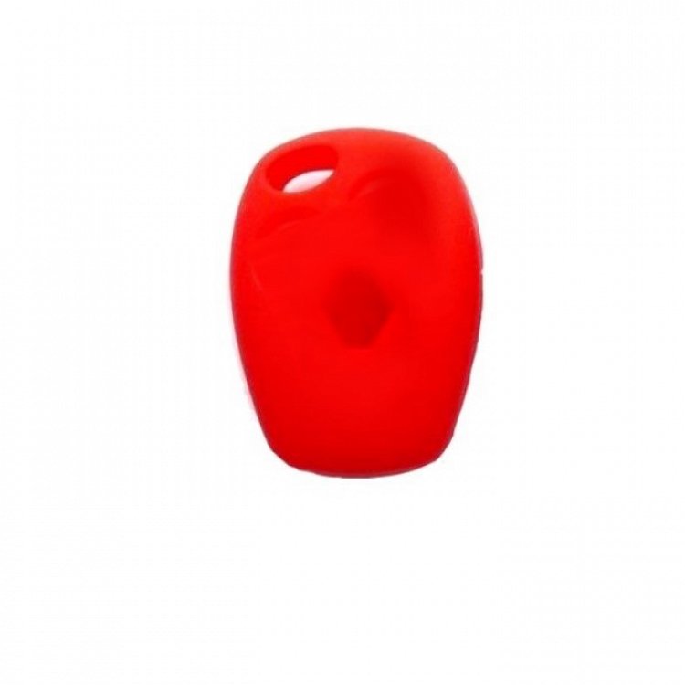 Θήκη Σιλικόνης Renault/Dacia με 3 Κουμπιά κόκκινη