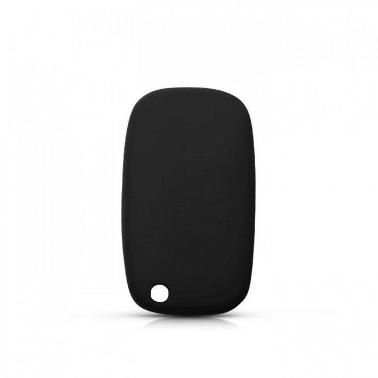 Θήκη Σιλικόνης Renault/Smart με 2 Κουμπιά μαύρη