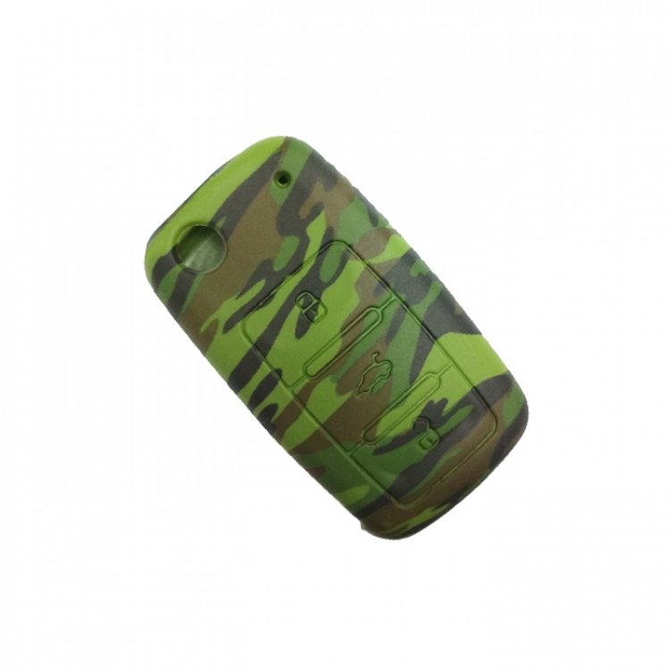 Θήκη Σιλικόνης Volkswagen/Seat/Skoda με 3 Κουμπιά army