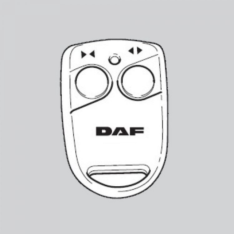 Θήκη Σιλικόνης για DAF τηλεκοντρόλ Μαύρη