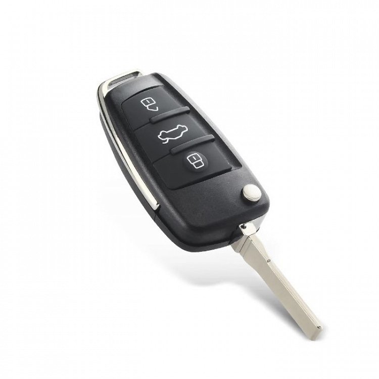 Τηλεχειριστήριο με ID8E Chip και 3 κουμπιά τύπου Audi A6L/Q7