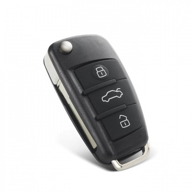 Τηλεχειριστήριο με ID8E Chip και 3 κουμπιά τύπου Audi A6L/Q7