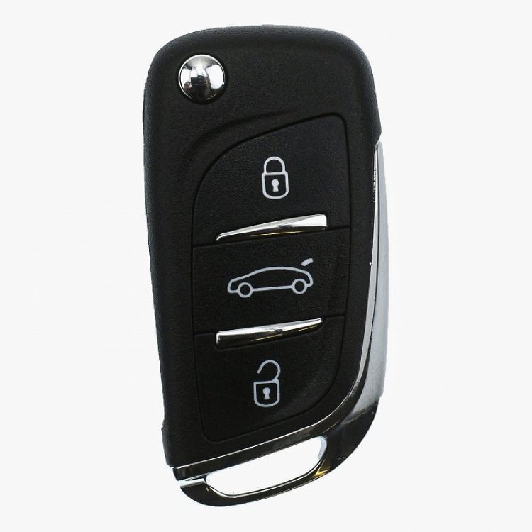 Τηλεχειριστήριο Citroen C4-C6 με 3 Κουμπιά Αναδιπλούμενο