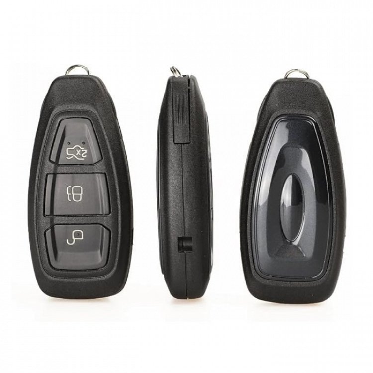 Τηλεχειριστήριο Ford με ID63+ Chip λάμα HU101 και 3 κουμπιά (Keyless)