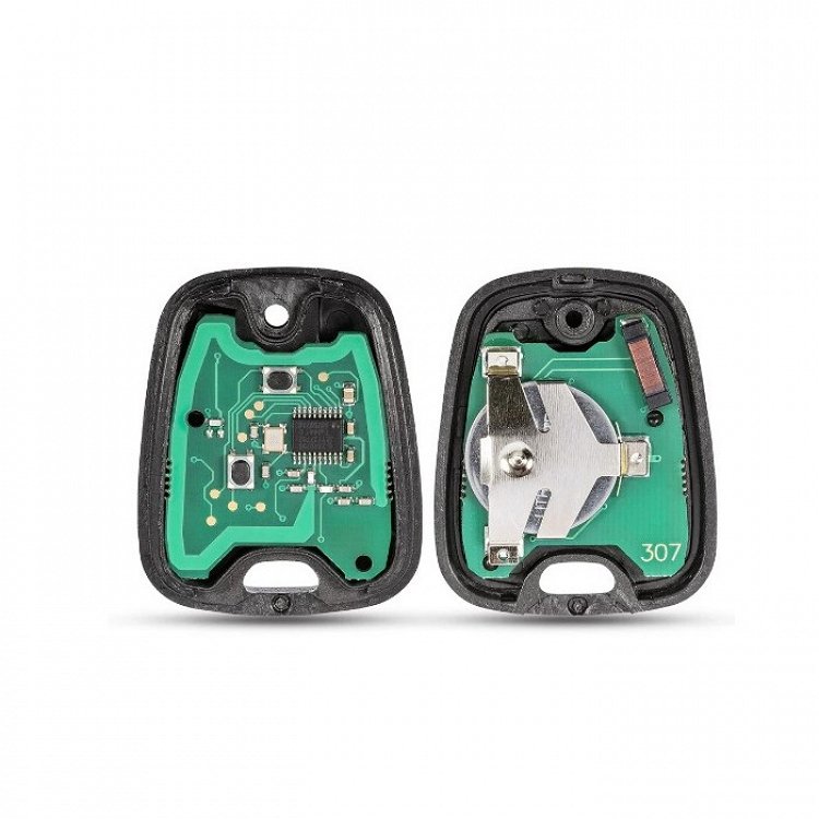 Τηλεχειριστήριο Citroen C1 με ΙD46 chip και 2 Κουμπιά