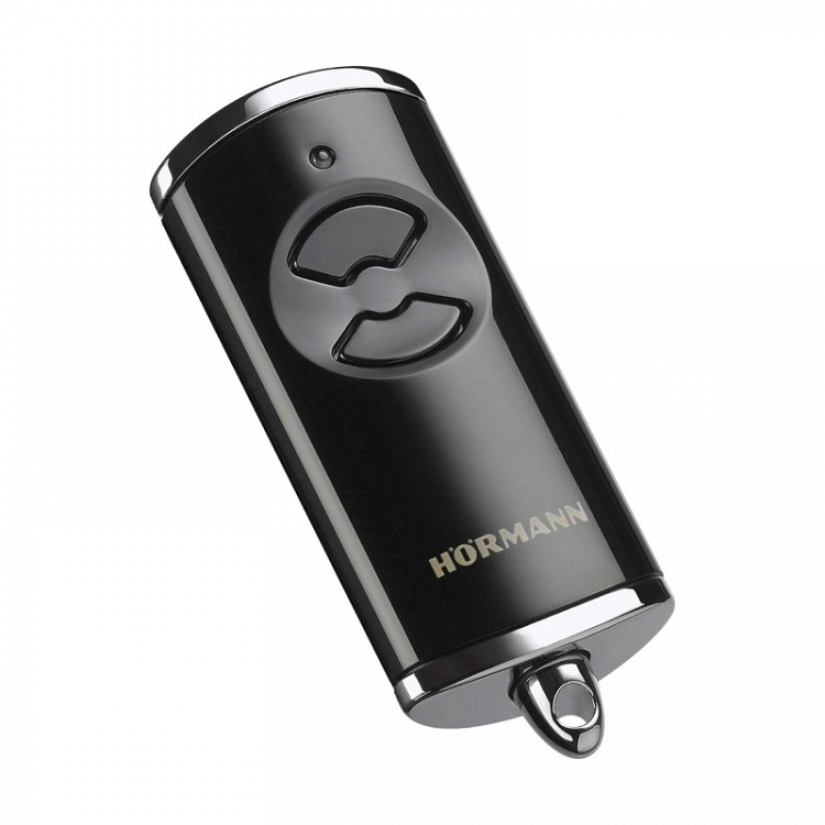 Τηλεχειριστήριο Γκαραζόπορτας Hormann HSE 2 BS Μαύρο Κυλιόμενου Κωδικού με 2 Κανάλια 868.3MHz