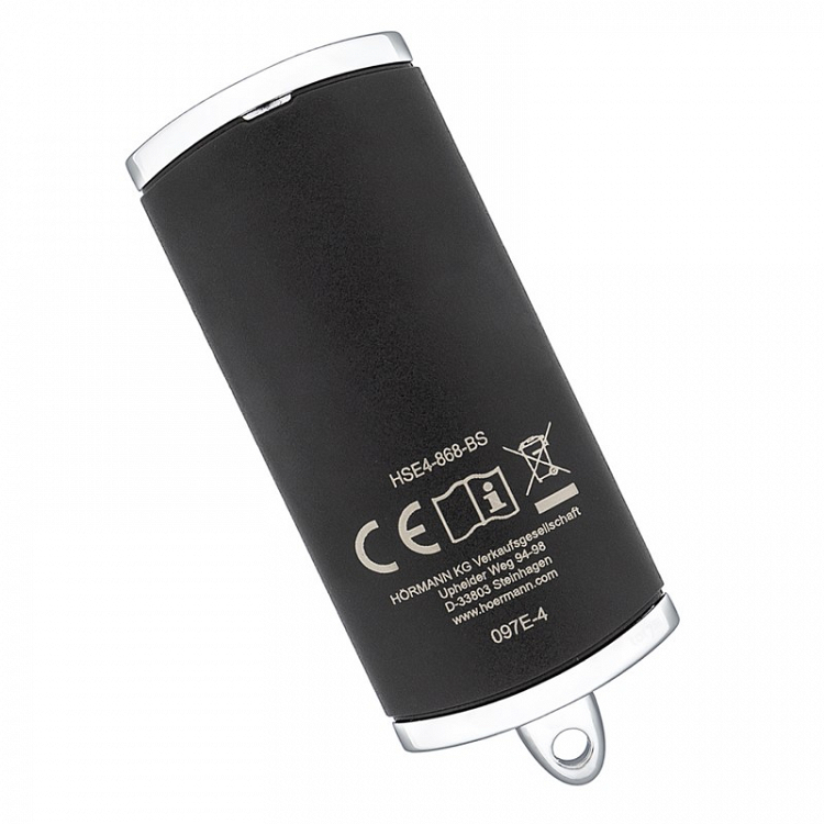 Τηλεχειριστήριο Γκαραζόπορτας Hormann HSE 2 BS Μαύρο Κυλιόμενου Κωδικού με 2 Κανάλια 868.3MHz