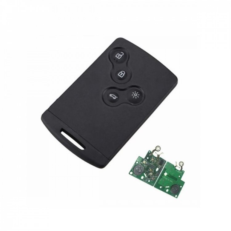 Τηλεχειριστήριο κάρτα Clio 4 και Captur με PCF7953-PCF7945 4A CHIP (keyless)