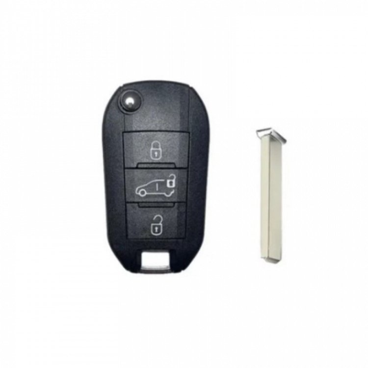 Τηλεχειριστήριο με 3 κουμπιά για Toyota-Opel-Citroen-Peugeot