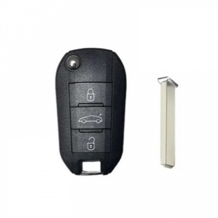 Τηλεχειριστήριο με 3 κουμπιά για Toyota-Peugeot-Citroen-Opel