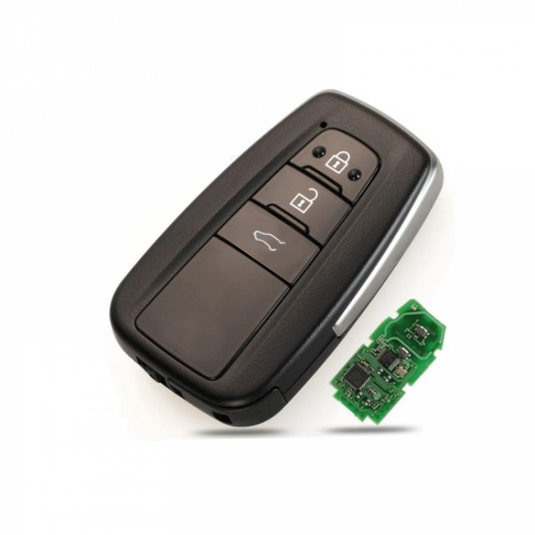 Τηλεχειριστήριο smartkey για Toyota C-HR με 3 κουμπιά - λεπίδα TOY48