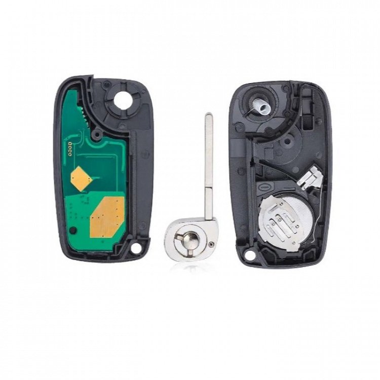 Τηλεχειριστήριο τύπου Fiat (HITAG2 PCF7946) με SIP22 λάμα και 3 κουμπιά αναδιπλούμενο