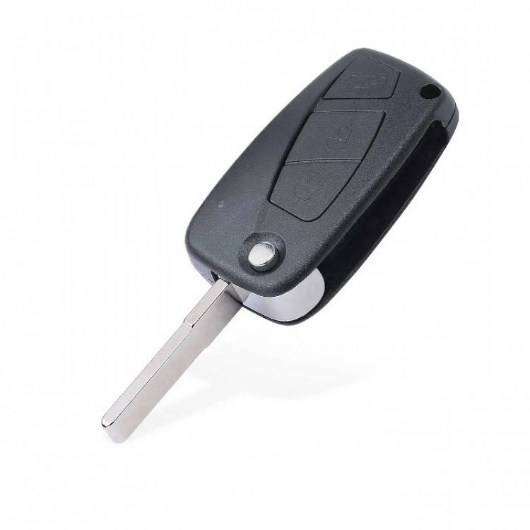 Τηλεχειριστήριο τύπου Fiat (PANDA)(PCF7941) με SIP22 λάμα και 3 κουμπιά αναδιπλούμενο