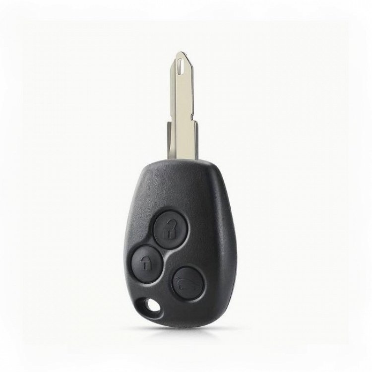 Τηλεχειριστήριο τύπου Renault/Dacia με ΙD46 CHIP (PCF7946) και 3 κουμπιά