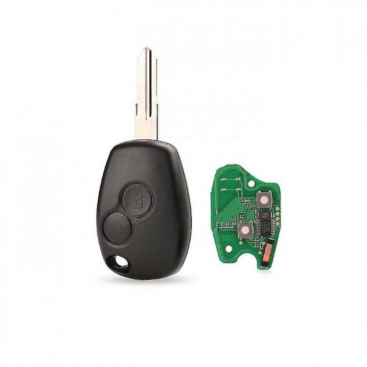 Τηλεχειριστήριο τύπου Renault/Dacia με ΙD46 CHIP (PCF7946) με 2 κουμπιά