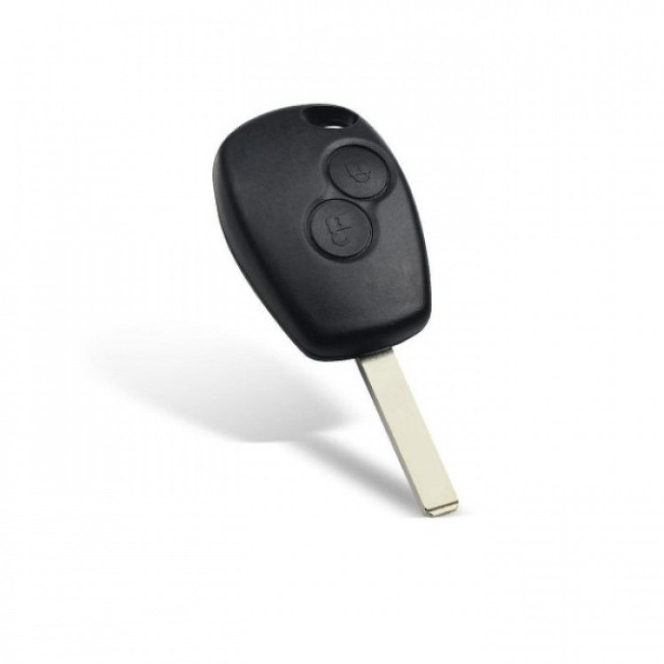 Τηλεχειριστήριο τύπου Renault Twingo με ΙD46 CHIP (PCF7947), λάμα VA2 και 2 κουμπιά