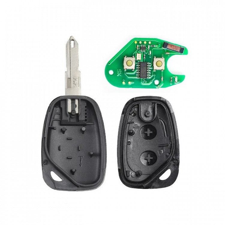 Τηλεχειριστήριο τύπου Renault/Nissan/Opel με ΙD46 CHIP (PCF7946) και 2 κουμπιά