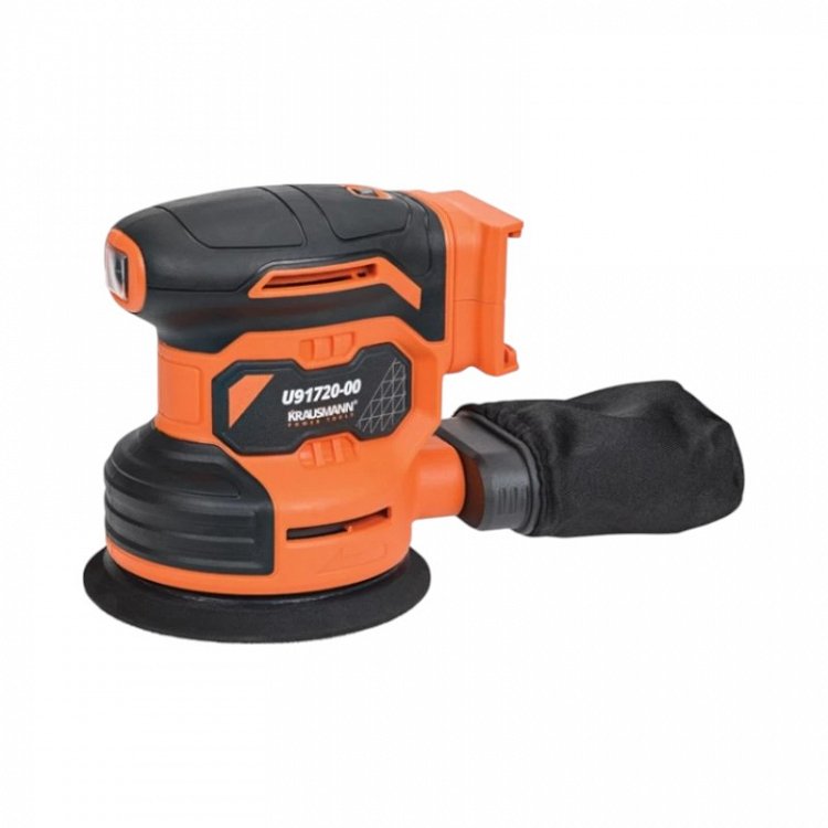Τριβείο Έκκεντρο Περιστροφικό Ø125 Επαναφορτιζόμενo 20V Krausmann (U91720-00)
