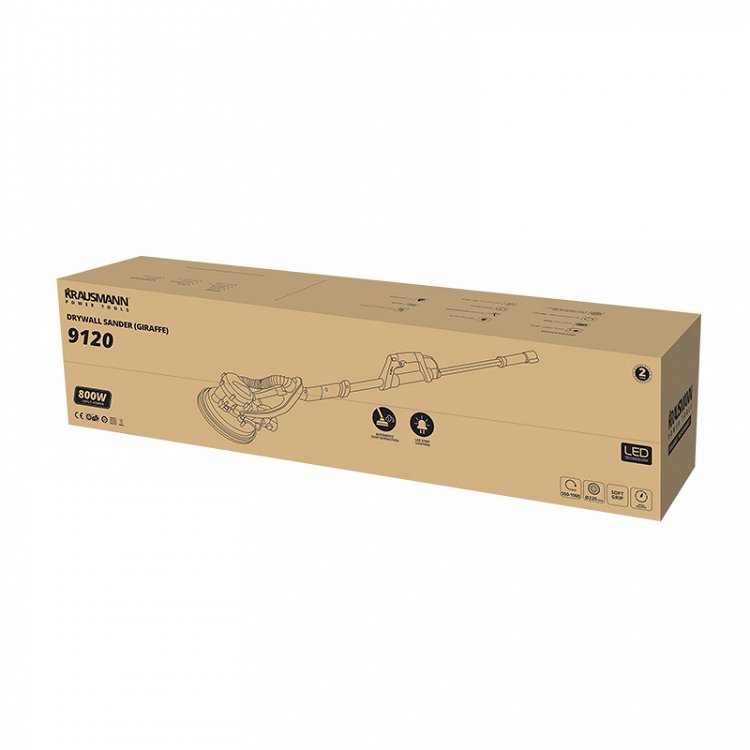 Τριβείο Τοίχου (Καμηλοπάρδαλη) 800W Krausmann (9120)