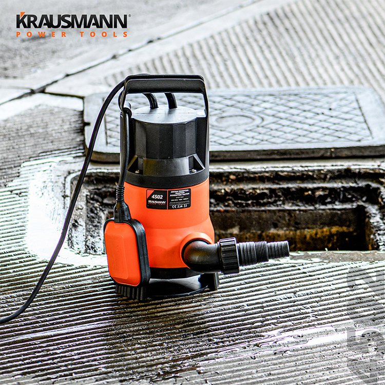 Υποβρύχια Αντλία Ακάθαρτων Υδάτων 750W Krausmann (4502)
