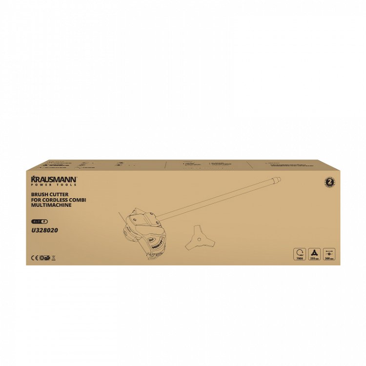Χορτοκοπτικό για Πολυμηχάνημα Διαιρούμενο Επαναφορτιζόμενο 20V BL (U328020)