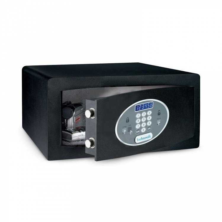 Χρηματοκιβώτιο Technomax HDE Επιδαπέδιο Ξενοδοχείου Με Ηλεκτρονικό Κωδικό Master και Κλειδί Εκτάκτου Ανάγκης
