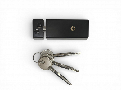 ELIS Κλειδαριά Κουτιαστή 45mm BLACK