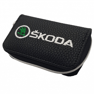 Δερμάτινη Θήκη Κλειδιών Αυτοκινήτου Skoda