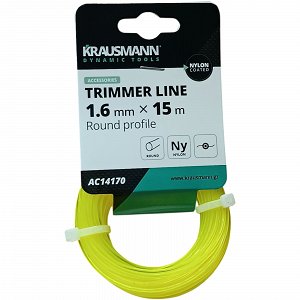 Μεσινέζα Trimmer Line Krausmann 1.6mm x 15m (AC14170)